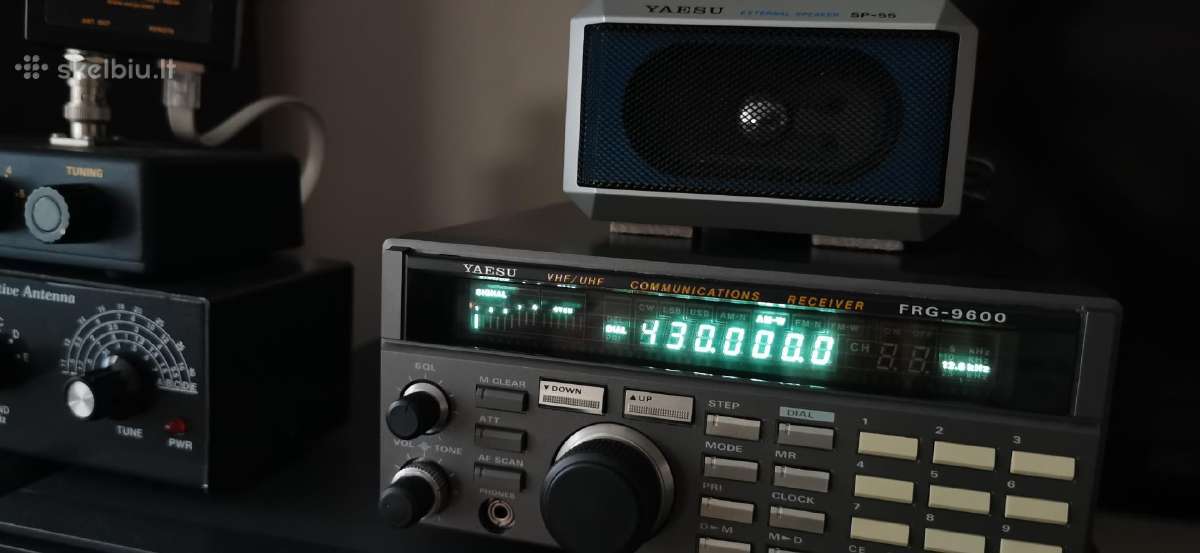 Yaesu Frg-9600 Vhf / Uhf Radijo skeneris - nuotraukos Nr. 20