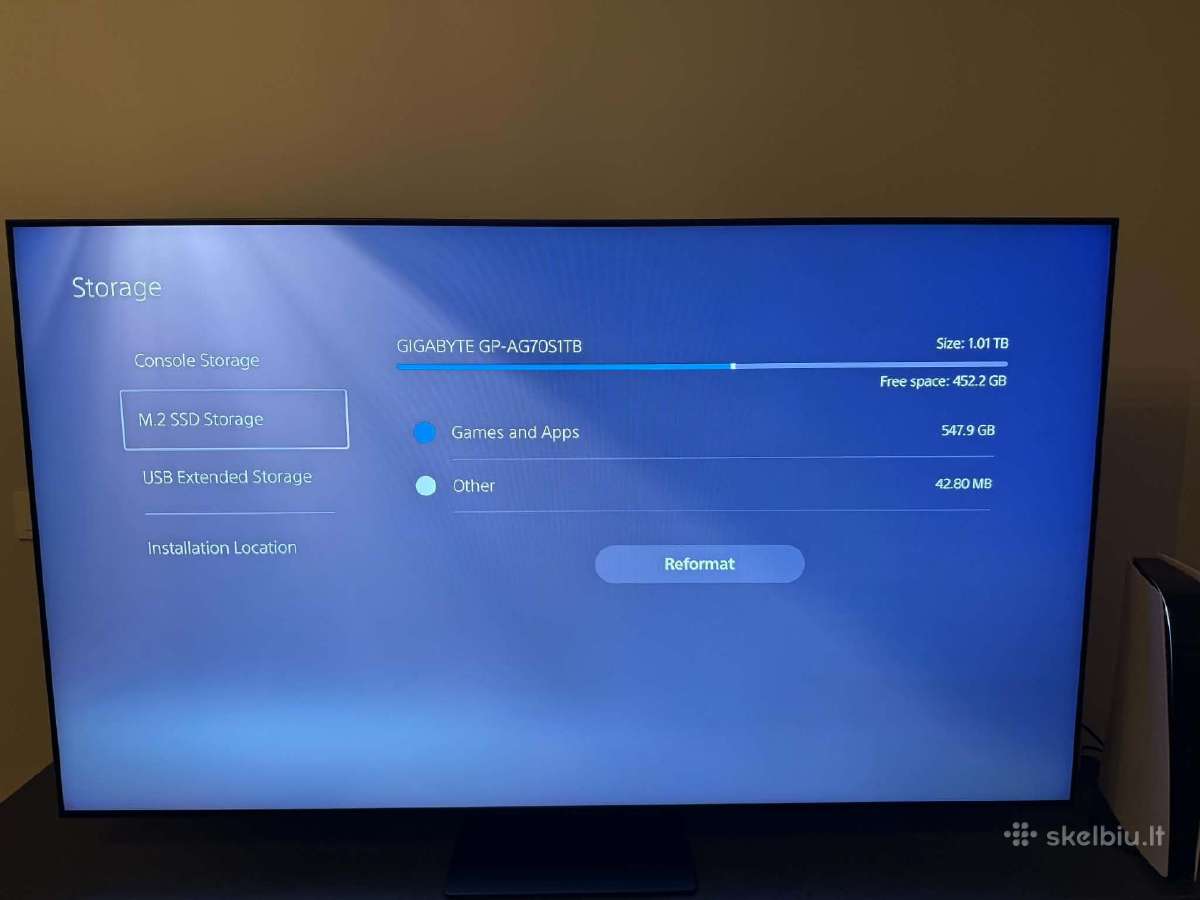 Ps5 digital + 1tb SSD - nuotraukos Nr. 6