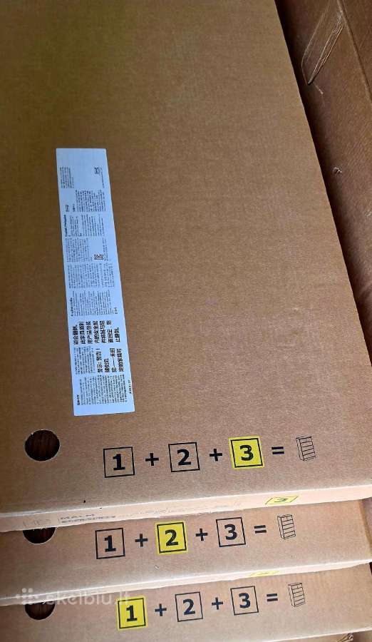 Nauja Ikea Malm komoda (6 stalčių, 80123cm) - nuotraukos Nr. 4