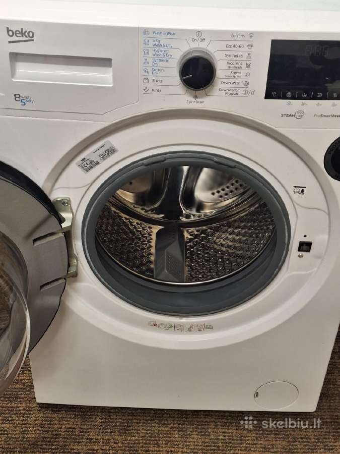Beko Htv 8736 Xs0 – skalbyklė-džiovyklė 8/5 kg, - nuotraukos Nr. 6