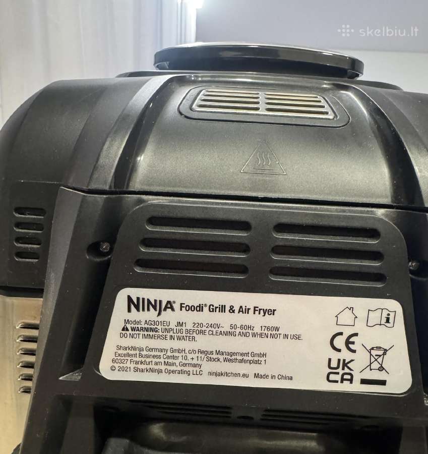 Ninja Foodi Grill & Air Fryer Ag301eu - nuotraukos Nr. 8
