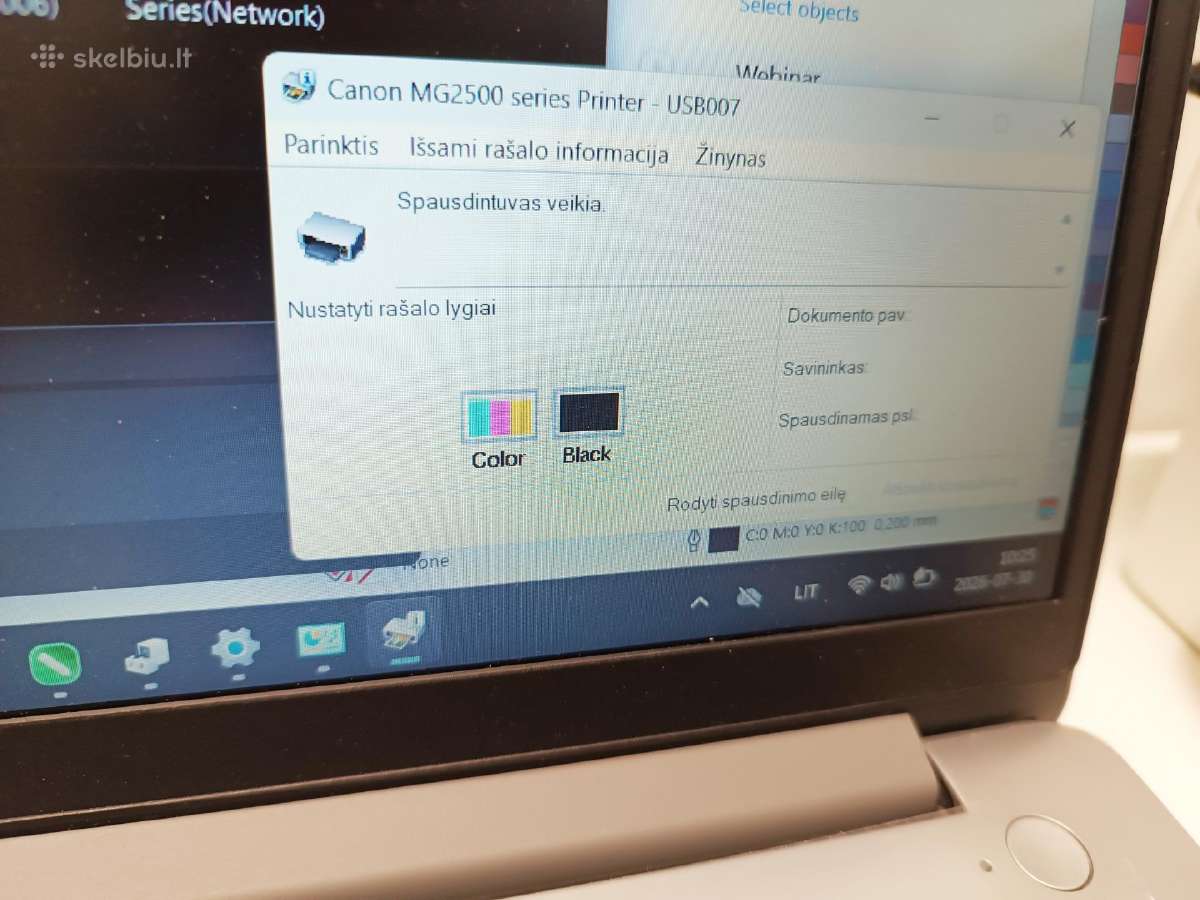 Canon Pixma Mg2550 + naujos XL kasetės - nuotraukos Nr. 4