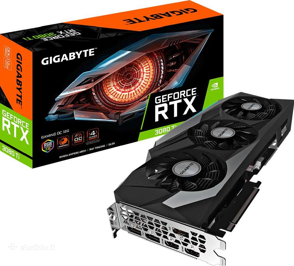 Gigabyte Geforce Rtx 3080ti Gaming Oc 12gb Ddr6x - nuotraukos Nr. 5