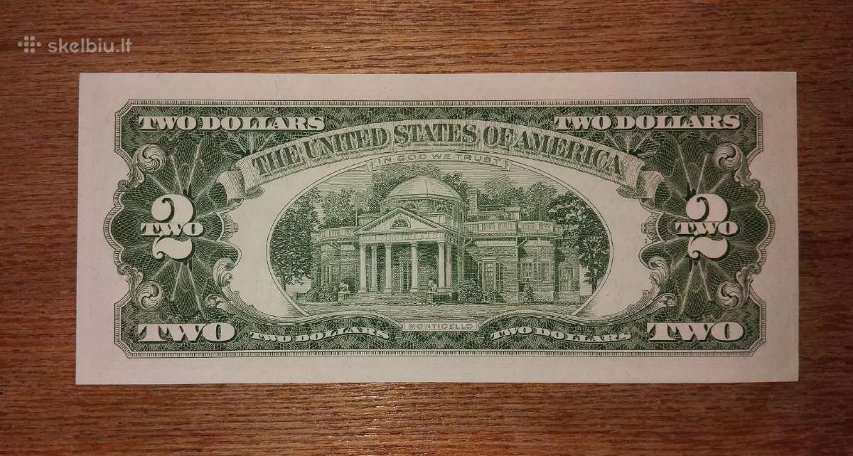 JAV 2 $ banknotas - nuotraukos Nr. 2