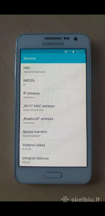 Samsung Galaxy A3 telefonas - nuotraukos Nr. 7