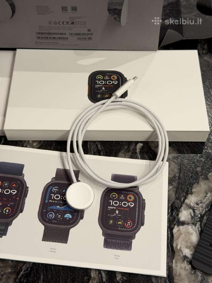Apple Watch Ultra 2 Black Titanium (97% battery) - nuotraukos Nr. 20