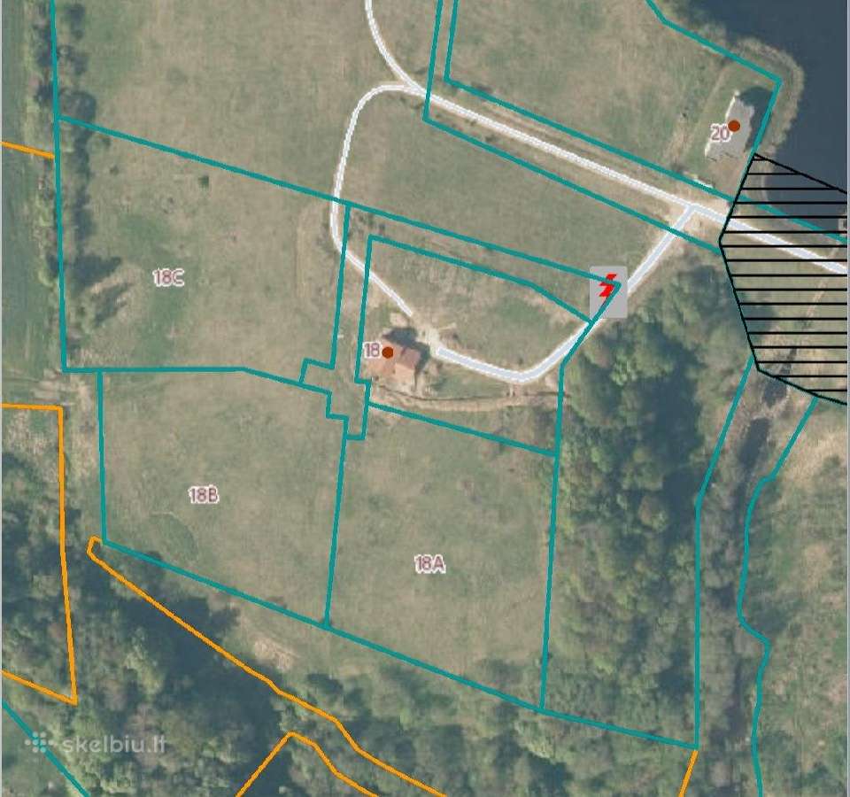 Sklypas prie Lapių k. ežero tvenkinio namų valda - nuotraukos Nr. 12