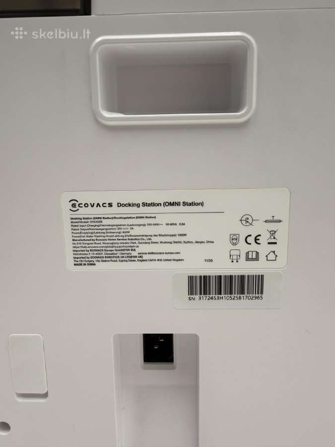 Ecovacs T50 Omni Gen2 robotas siurblys - nuotraukos Nr. 9