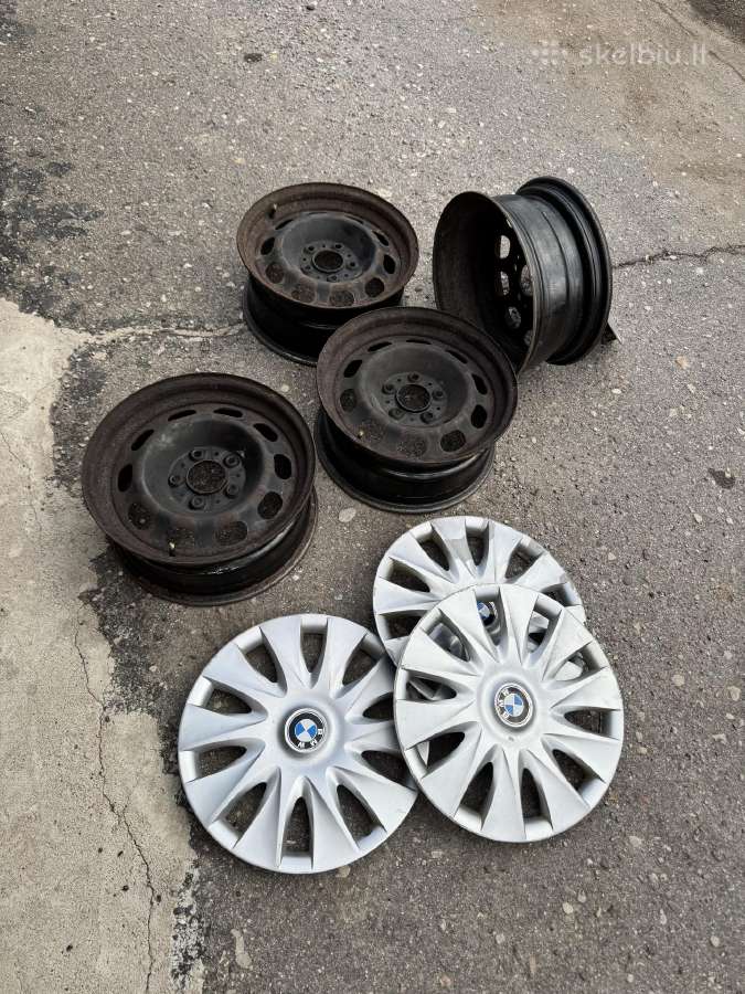 Bmw plieniniai ratlankiai - nuotraukos Nr. 6