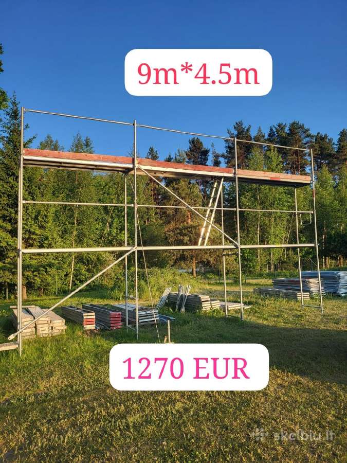 Parduodu naujus pastolius, 9m ilgio, 4,5m aukščio - nuotraukos Nr. 2
