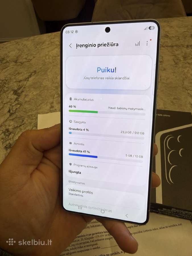 Samsung s26 ultra, 12/512gb apynaujis - nuotraukos Nr. 4