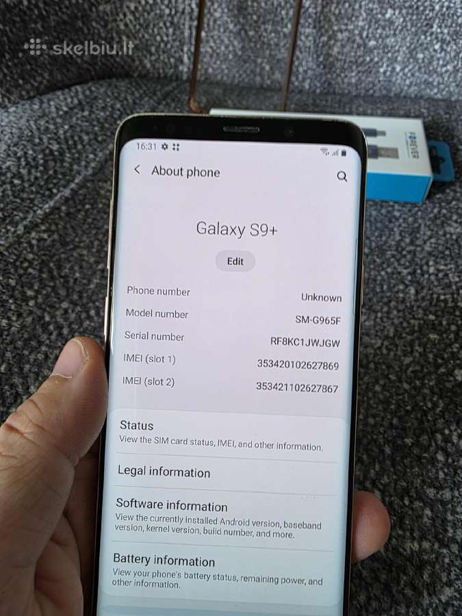 Samsung galaxy s9 plus 64gb DS - nuotraukos Nr. 9