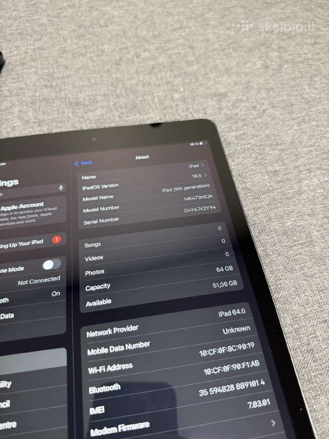 iPad 9th generation - nuotraukos Nr. 7