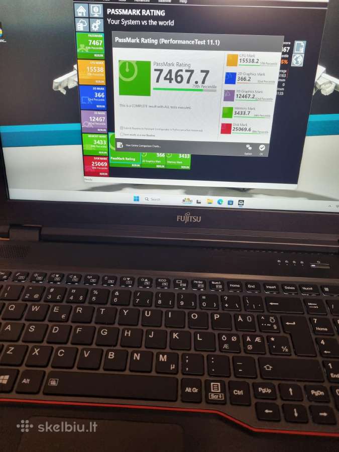 Fujitsu Celsius H7510 i9 Rtx 3000 - nuotraukos Nr. 8