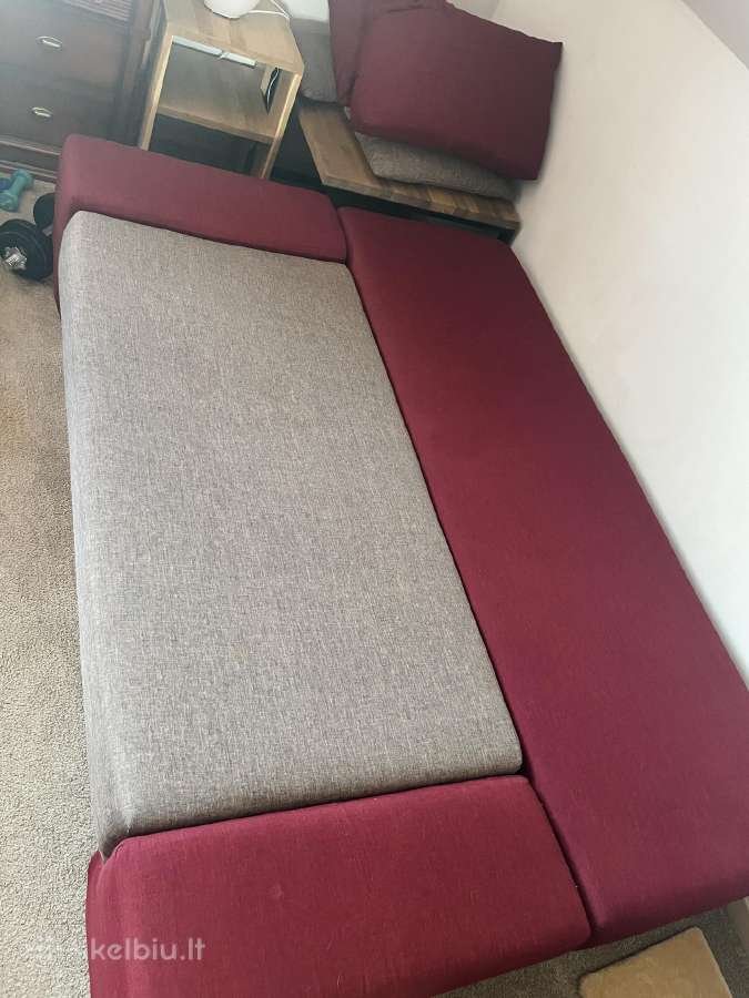 Sofa lova 190cm kokybiska ir tvarkinga - nuotraukos Nr. 3