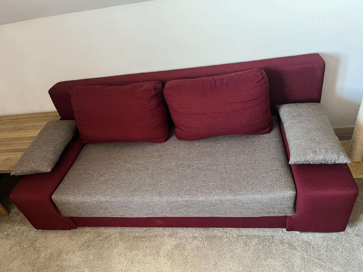 Sofa lova 190cm kokybiska ir tvarkinga - nuotraukos Nr. 4