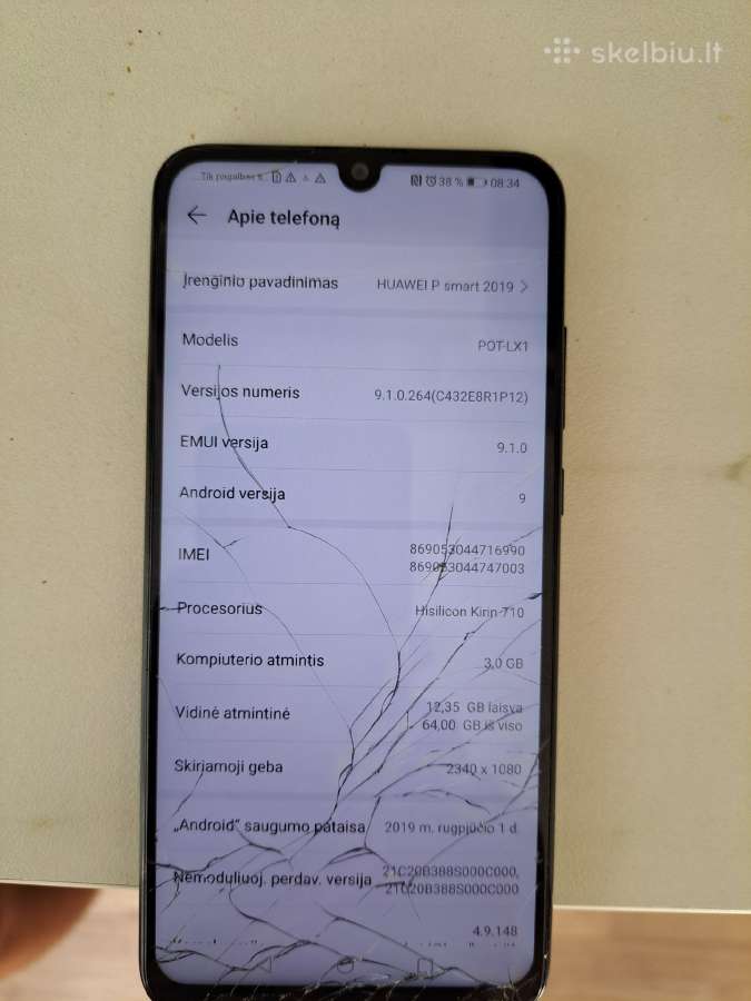 Huawei psmart 2019 - nuotraukos Nr. 3
