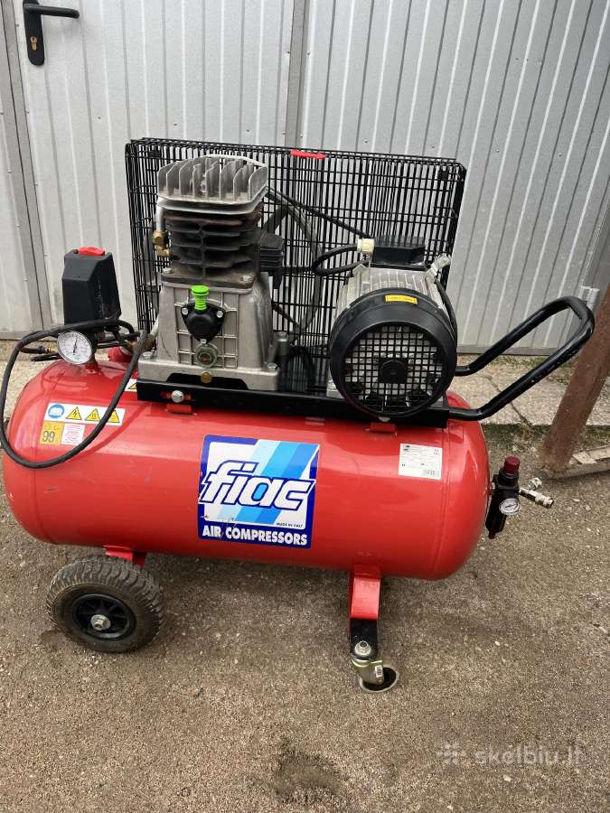 Fiac oro kompresorius – 90 l, 4 kw, 400 V - nuotraukos Nr. 2