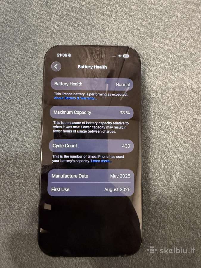 iPhone 16 128 GB - nuotraukos Nr. 5