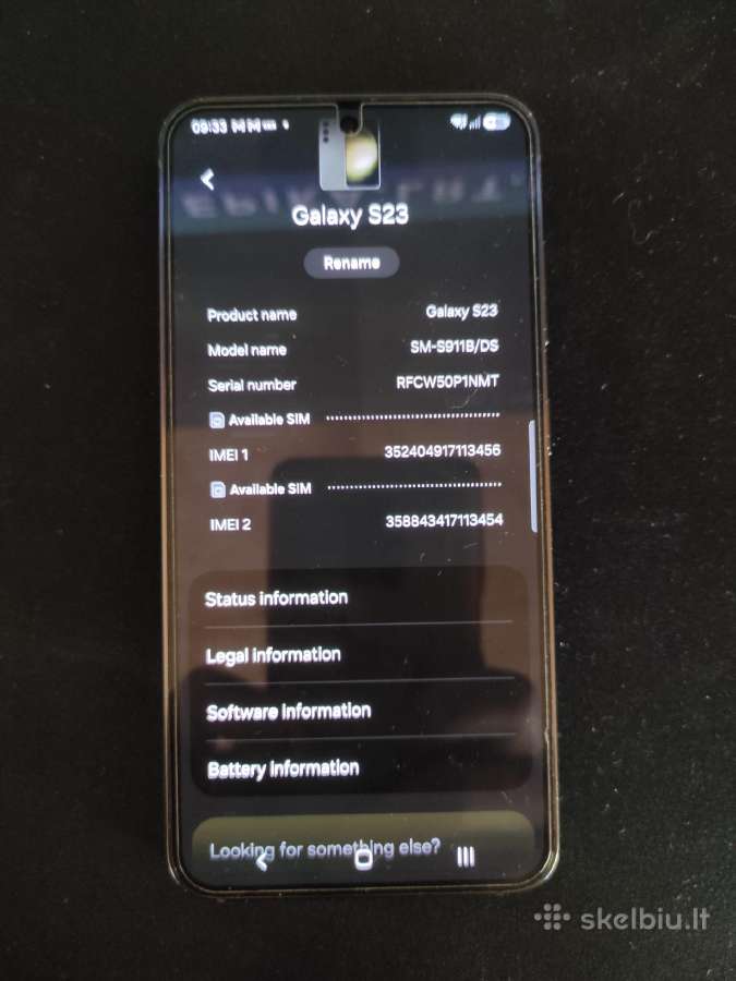 Samsung Galaxy S23 8gb/128gb puikiai islaikytas - nuotraukos Nr. 2