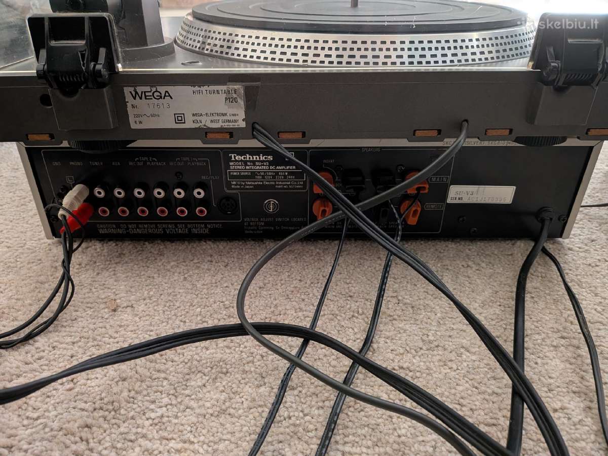 Vintažinis Hi-fi Plokštelių Grotuvo Komplektas - nuotraukos Nr. 4