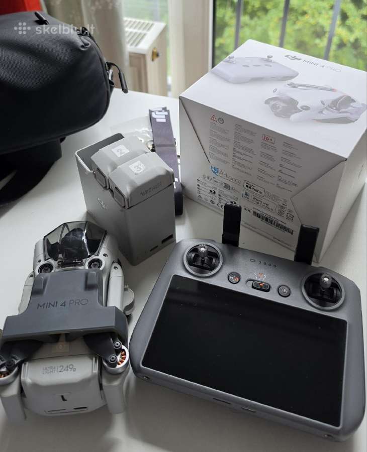 Dji Mini 4 Pro Fly More Combo su Dji RC 2 pultu - nuotraukos Nr. 9