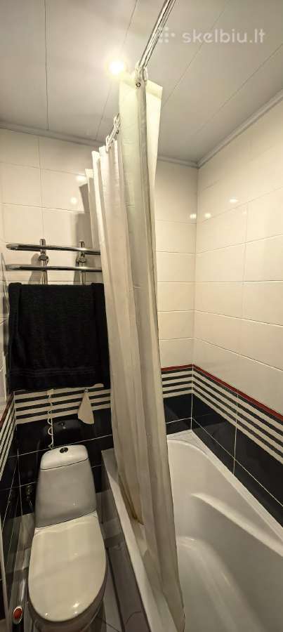 3-jų kambarių butas, dujinis šildymas, baldai - nuotraukos Nr. 13