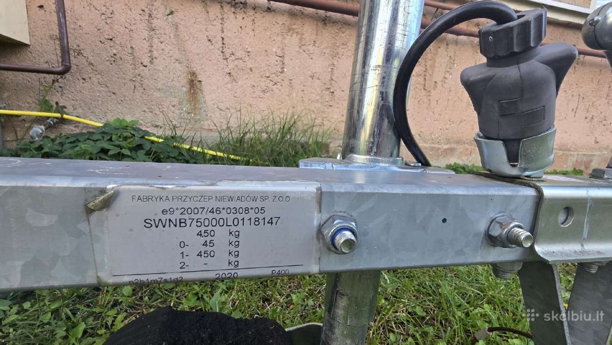 Parduodama valtis su priekaba – 1400 € - nuotraukos Nr. 2