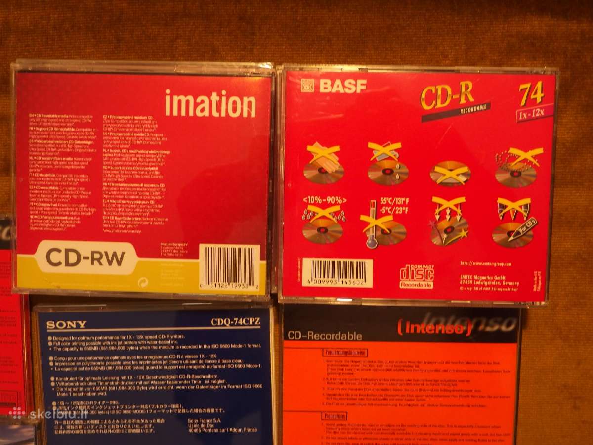 Nenaudoti CD-r ir CD-rw diskai - nuotraukos Nr. 5