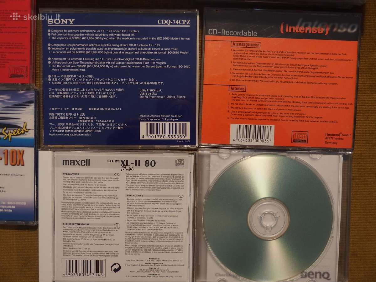 Nenaudoti CD-r ir CD-rw diskai - nuotraukos Nr. 6