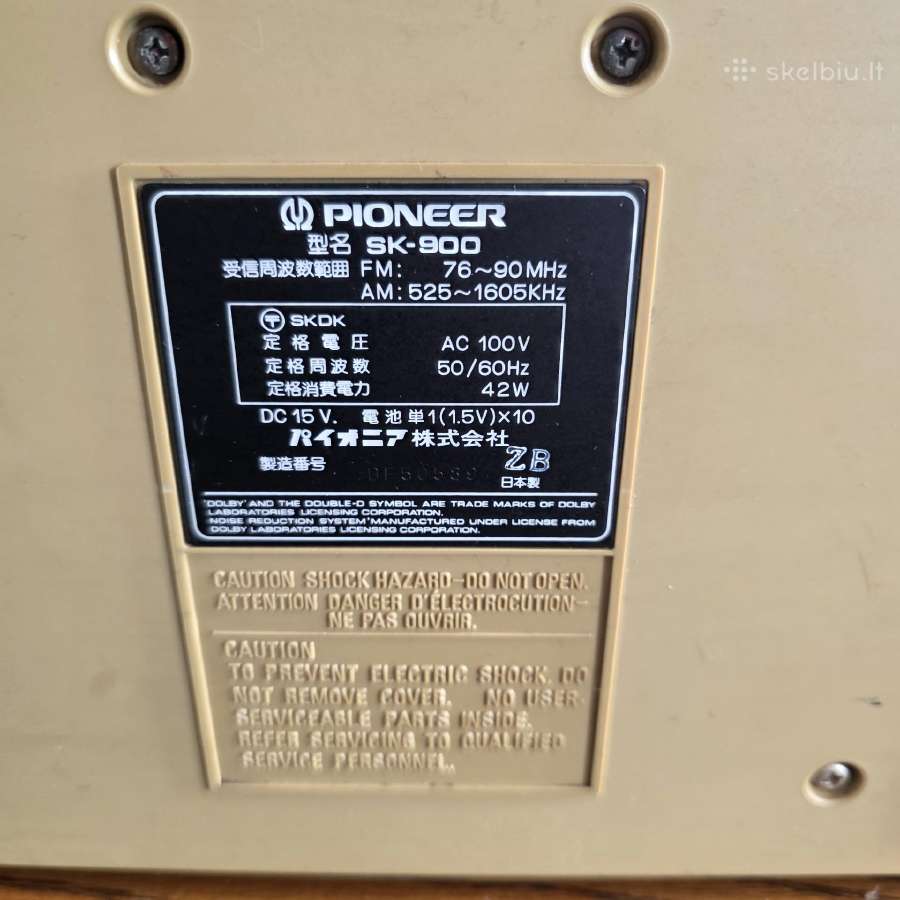Pioneer Sk-900 - nuotraukos Nr. 12