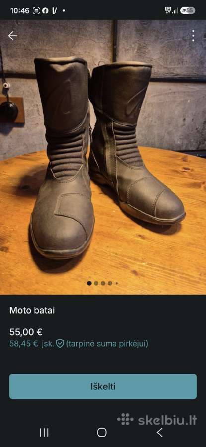 Moto striukės batai - nuotraukos Nr. 13
