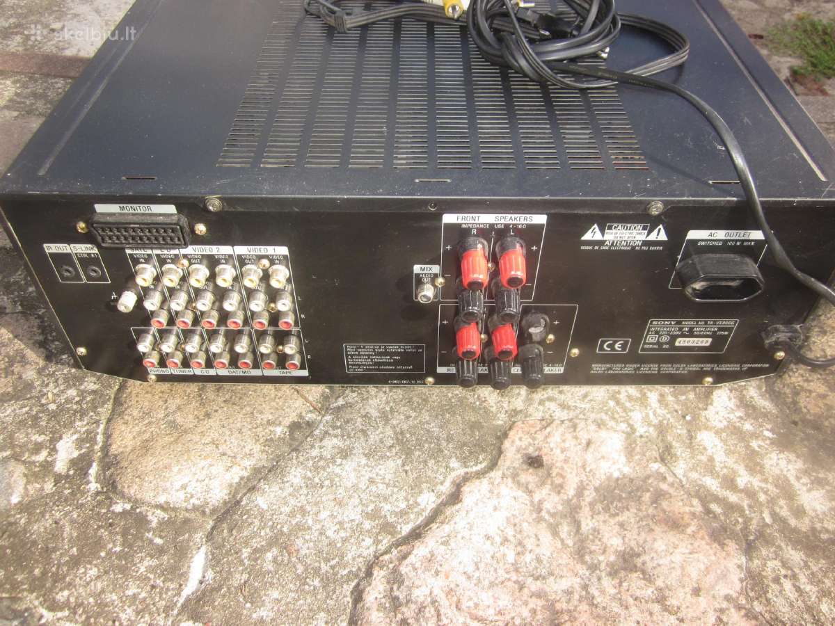 Sony stiprintuvas Ve-800 G - nuotraukos Nr. 4