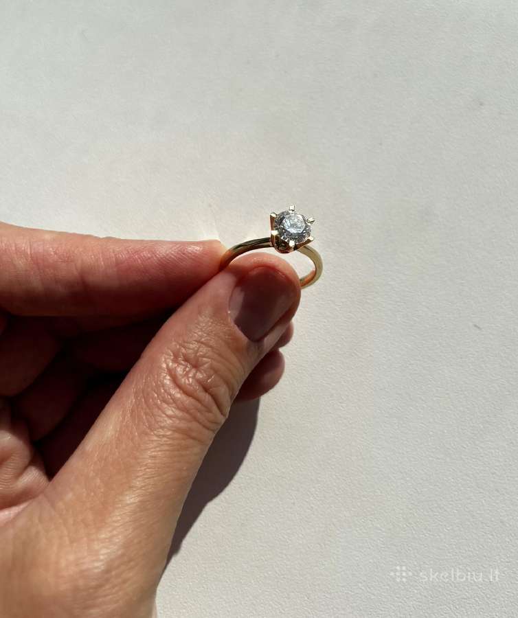 1.50 ct D Vs2 Ideal deimantinis žiedas Igi 14k - nuotraukos Nr. 4