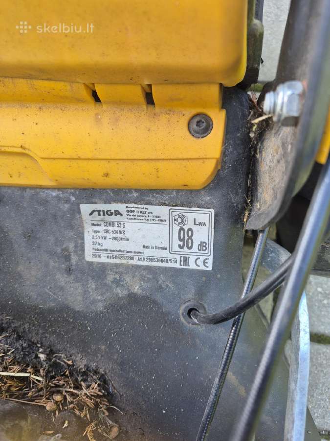 Žoliapjovė Stiga Combi 53s - nuotraukos Nr. 4
