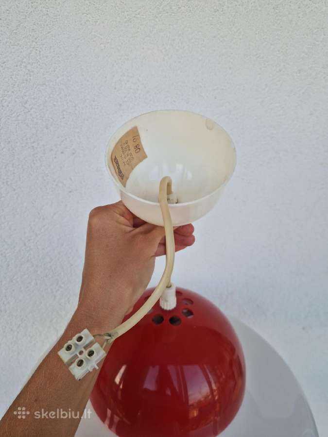 Kolekcinis vintažinis Estoplast šviestuvas - nuotraukos Nr. 13