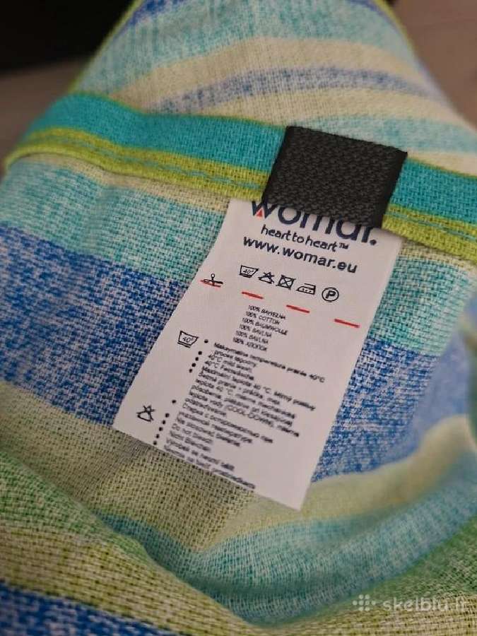 Womar Zaffiro medvilninė austa vaikjuostė / nešynė - nuotraukos Nr. 3