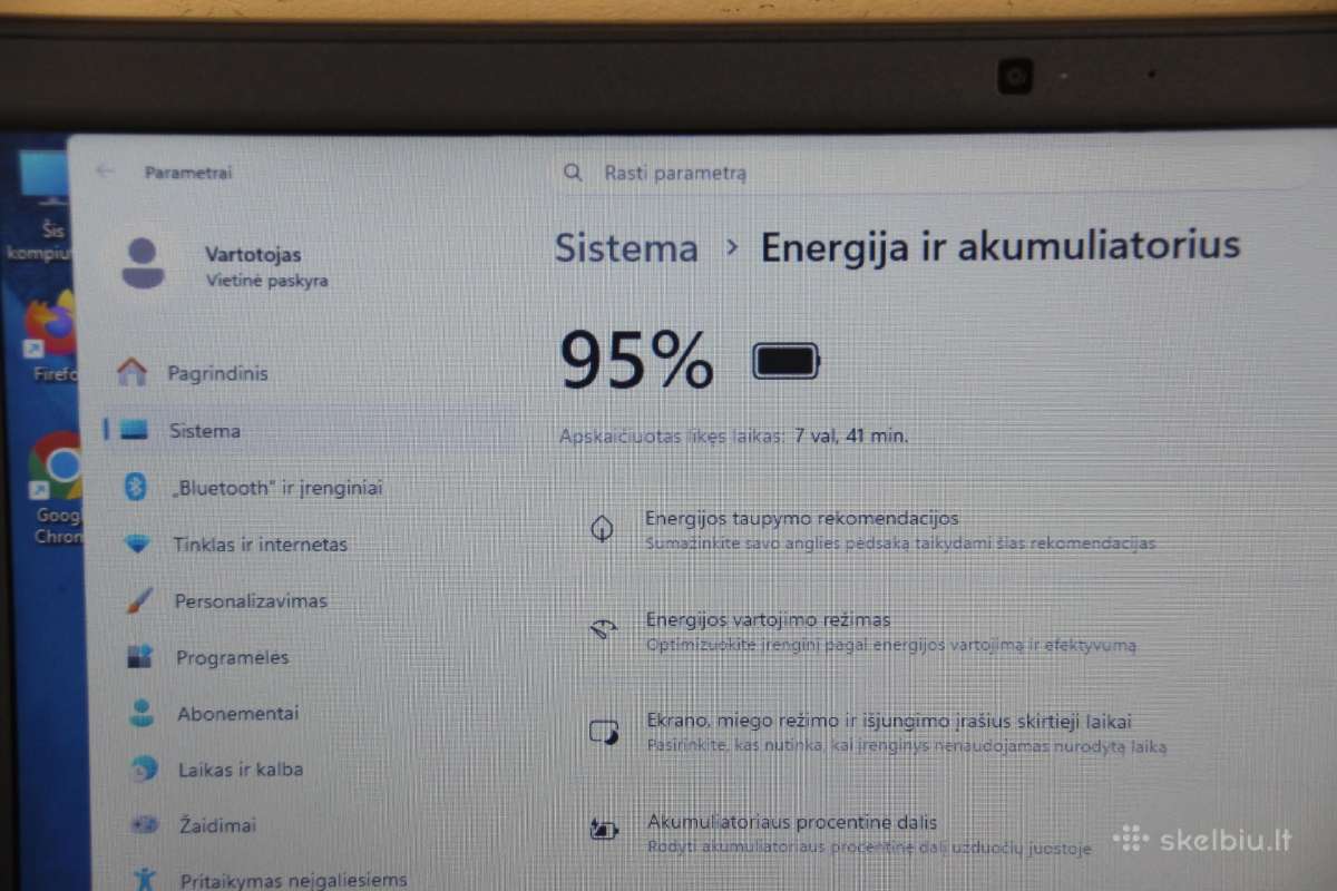Dell Latitude 3510 i5-10gen 16gb geras akum. - nuotraukos Nr. 11