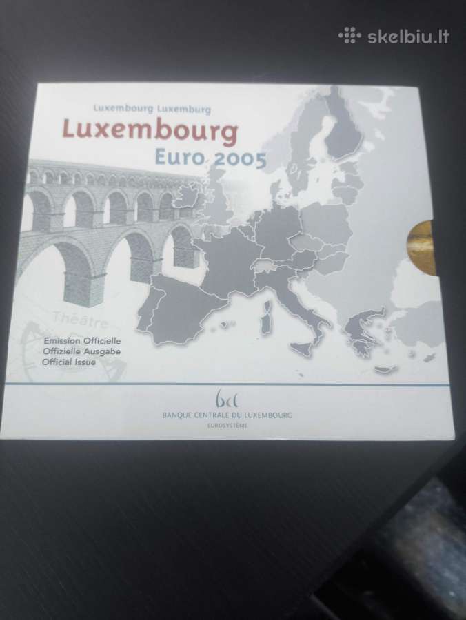 Liuksenburgo 2002 m euro monetų rinkinys - nuotraukos Nr. 2