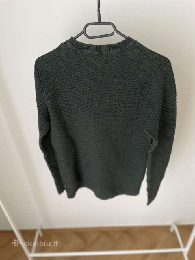 Jack & Jones Premium tamsiai žalias megztinis, S - nuotraukos Nr. 5