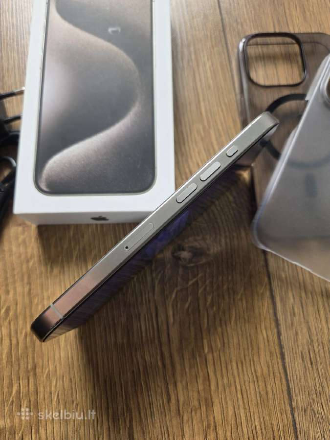 iPhone 15 Pro 128gb, baterija 92%, pilnu komplektu - nuotraukos Nr. 7