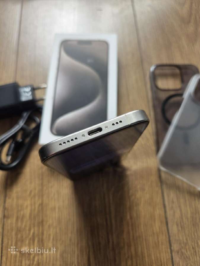 iPhone 15 Pro 128gb, baterija 92%, pilnu komplektu - nuotraukos Nr. 10