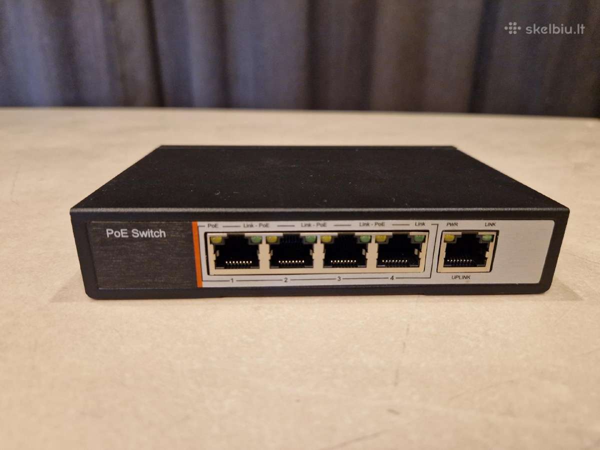Nvr Hikvisionds-7608ni-k1 (+ Poe switch) - nuotraukos Nr. 3