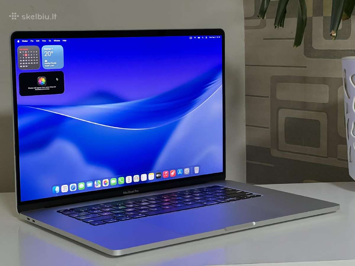 Parduodamas MacBook Pro 16 su I9, 5600m, 64gb/1tb. - nuotraukos Nr. 2