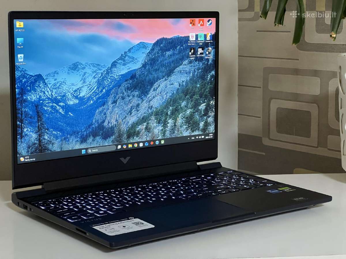 Parduodamas Hp Victus su Rtx 3050, I5-12k, 144hz. - nuotraukos Nr. 2