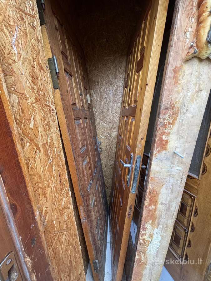 60€ už abi dvi durys dvigubos duris lauko medinės - nuotraukos Nr. 3