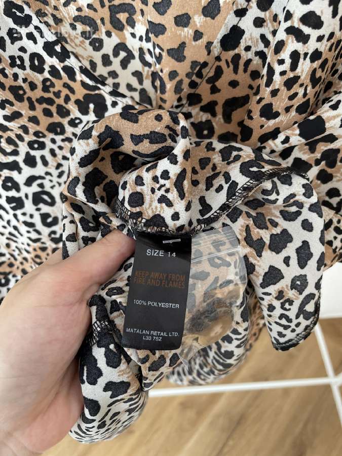 Papaya leopardo rašto palaidinė 14 dydis - nuotraukos Nr. 4