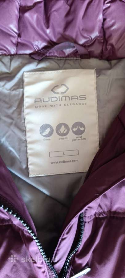 Pūkinis Audimas paltas L dydis - nuotraukos Nr. 3