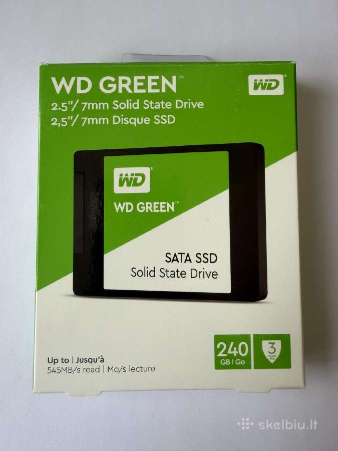 2,5" SSD diskas 240 GB Wd Green - nuotraukos Nr. 3