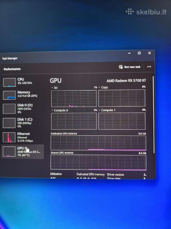 Rx 5700xt/ryzen 5 3600/naujas Gaming Kompiuteris - nuotraukos Nr. 10